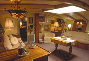 Wharfside - Floating B&B - One of the most unique ways to spend a night on the Islands is aboard the 60-foot Slow Season at the Port of Friday Harbor.