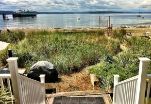 The Cove - There's no wonder why this property its a top seller:  the view, the private sandy beach, sunsets over the water, fire in the fireplace....
